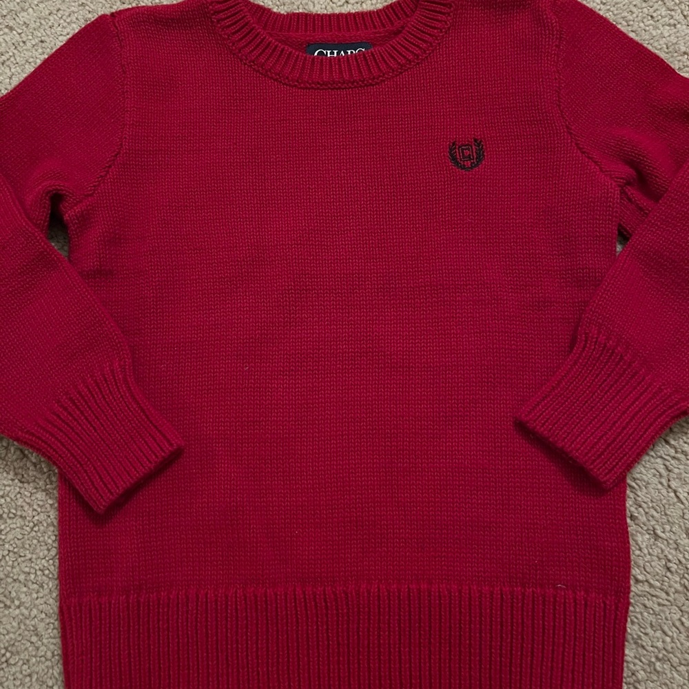 Size 5 red Chaps sweater